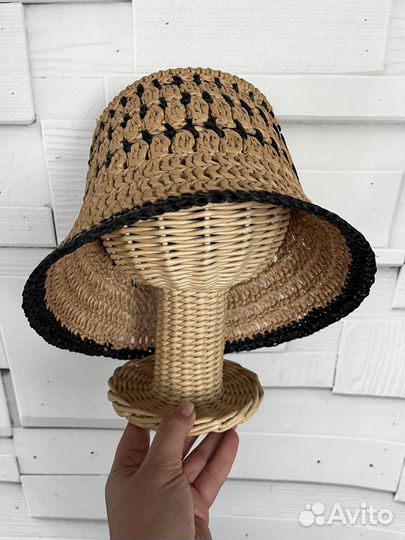 Панама из рафии новая