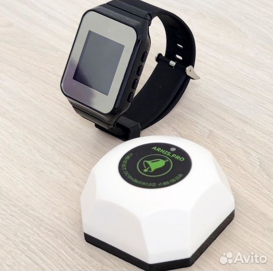 Беспроводная система/кнопка вызова официанта часы