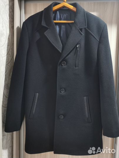 Пальто мужское с капюшоном