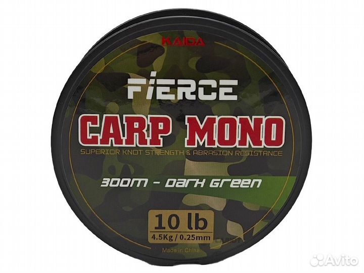 Леска Kaida Fierce Carp Mono 300m (0.28)
