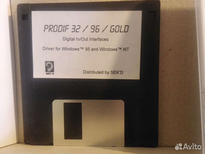 Sek d Prodif Gold плата ввода/вывода аудио