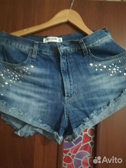 Шорты джинсовые женские 46 48