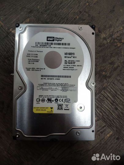 Жесткий диск WD 160 Гб