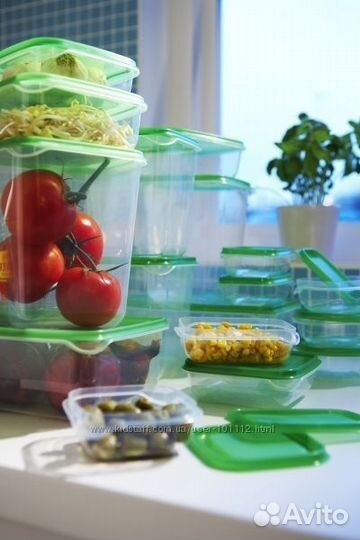 Набор контейнеров IKEA Прута 17шт