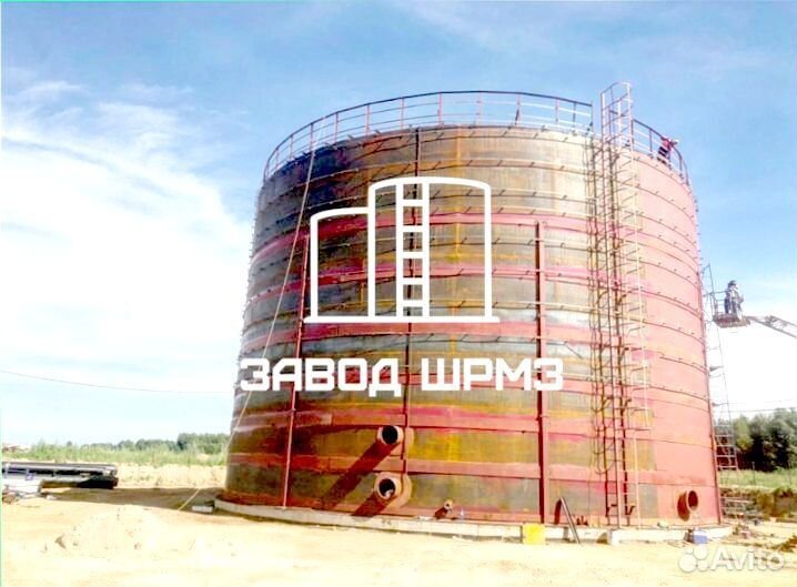 Резервуар вертикальный стальной 700 кубов