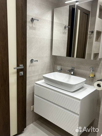 Тумба под раковину на заказ с фрезеровкой