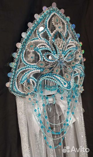 Кокошник для Снегурочки