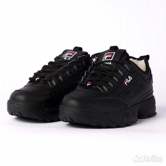 45 Зимние Кроссовки Fila* Disruptor 2, Black (45)