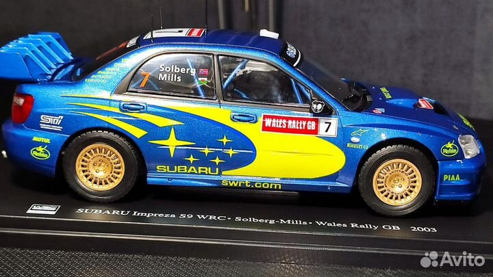 Масштабная модель 1/24 subaru Impreza S9 WRC