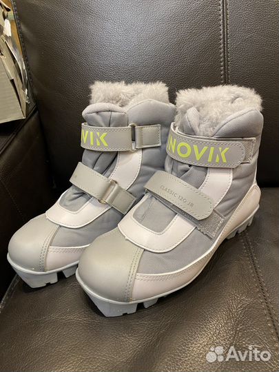 Лыжные ботинки детские 34-35 декатлон