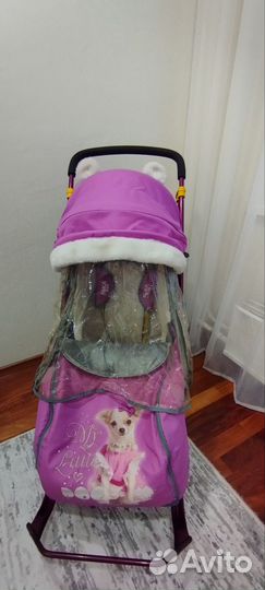 Детские санки коляска