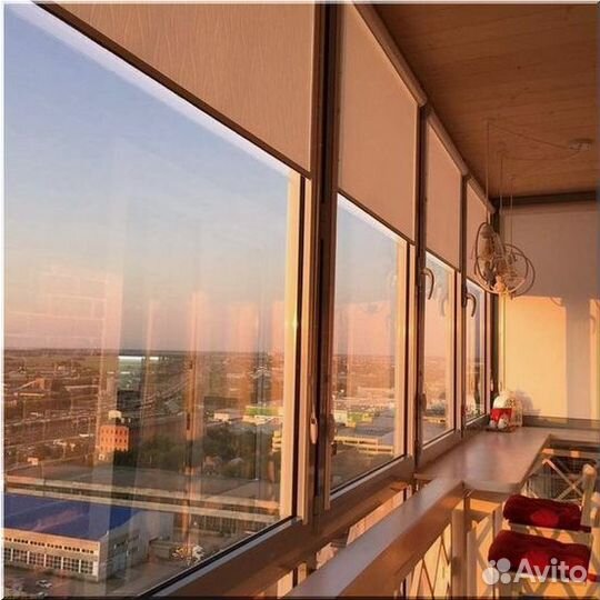 Шторы рулонные Блэкаут на заказ новые