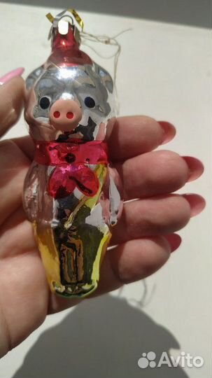 Елочная игрушка бусы