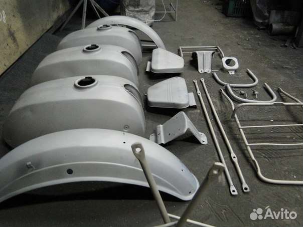 Пескоструйная обработка дисков, авто-мото деталей