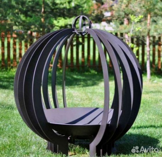 Очаг гриль металлическая 30см