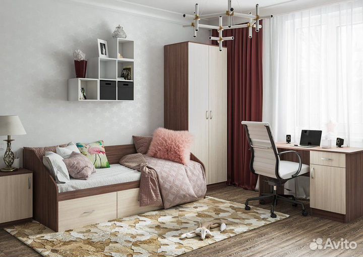 Стол-парта Ронда 1,2 м Ясень шимо