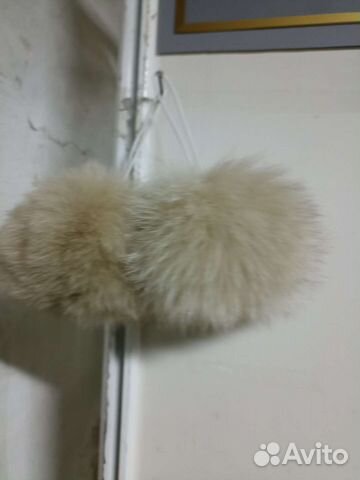 Меховые помпоны и хвосты, зайчики из меха