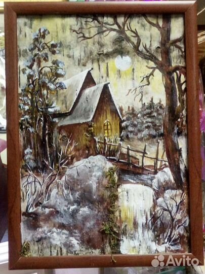 Картина на бересте