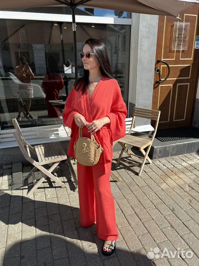 Костюм из мулсина новый