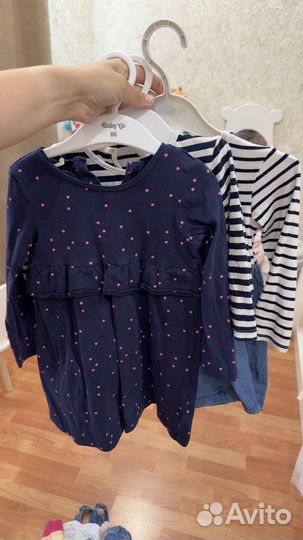 Детские вещи на девочку пакетом 86 92