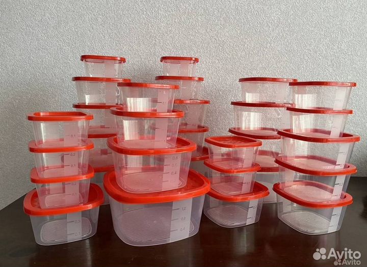 Набор контейнеров 30 шт новые