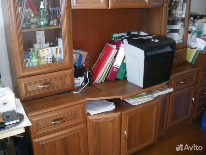 Мебель д/гостиной (витрина) 2270 х170х300 - 480-55