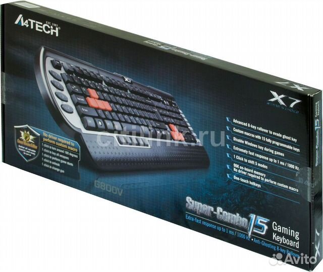 Клавиатура a4tech x7 g800v, dexp Blazing Pro RGB