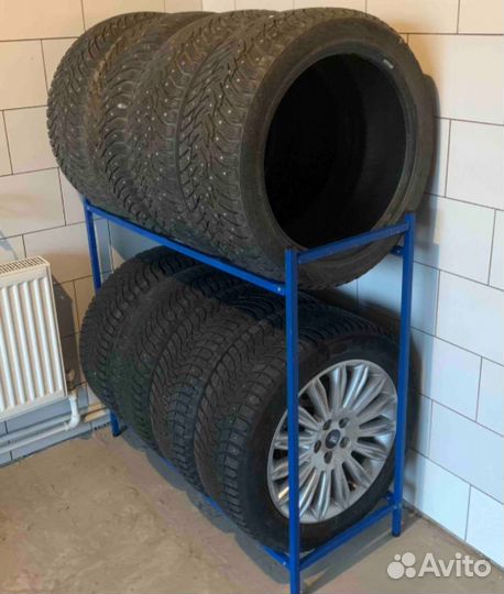 Стеллаж для хранения колес, Стойка для шин