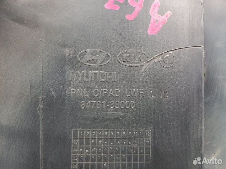 Бардачок Hyundai Sonata 4 EF 2.0 G4GC 137Л.С 2006