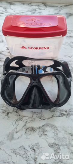 Маска Scorpena X с креплением для GoPro