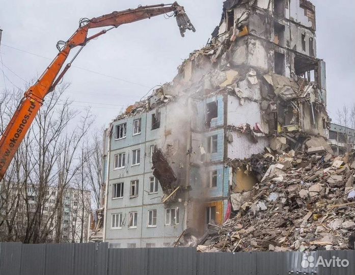 Кирпичный бой. Снос домов