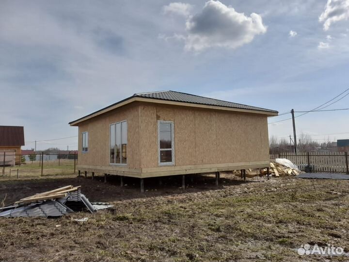 Бригада строителей. Дом из сип панелей