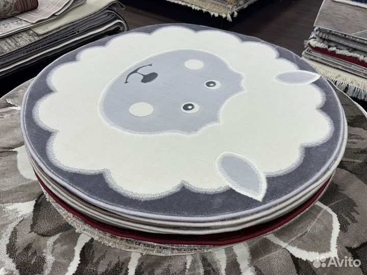 Ковер круглый детский 100х100 см