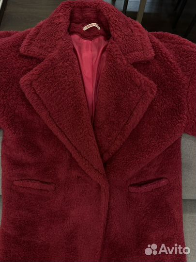 Шуба розовая