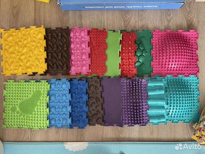 Ортопедические пазлы массажные Ортодон 16 шт