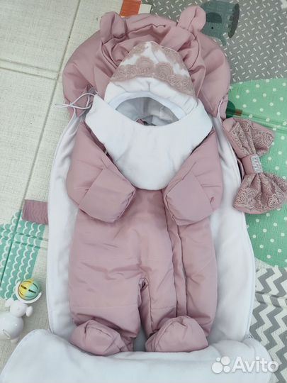 Конверт на выписку зимний для девочки