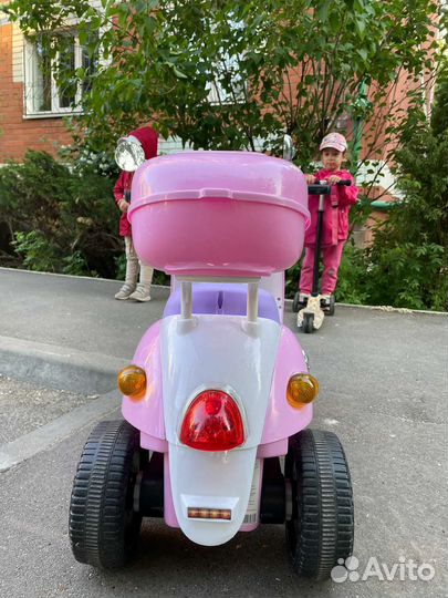 Мотороллер электро детский