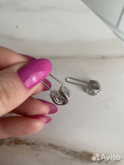 Серебряные серьги