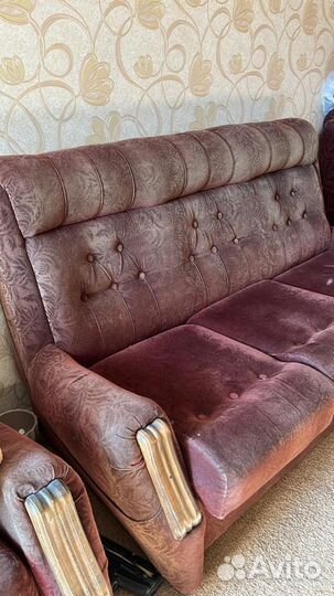 Диван и 2 кресла бу