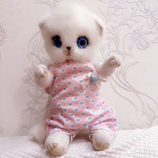 Мягкая игрушка кот котенок ручной работы