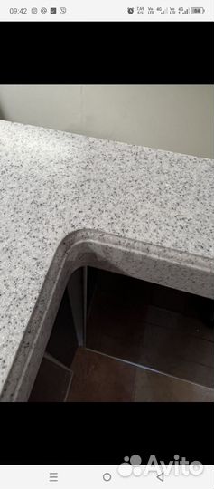 Ремонт и полировка столешницы из иск. камня