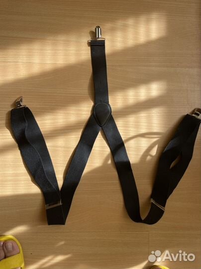 Подтяжки мужские черные