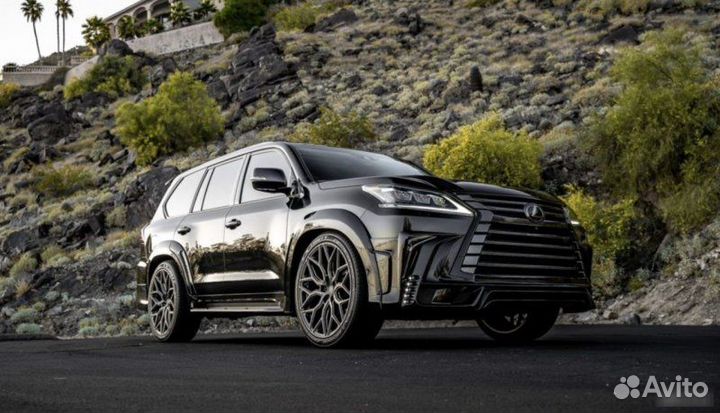 Кованые диски в стиле Vossen для Lexus LX R24