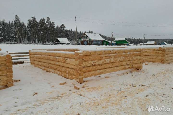 Сруб бани 4х6