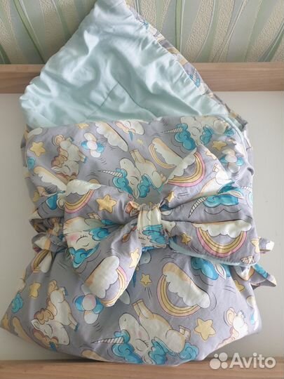 Одеяло-конверт на выписку из роддома