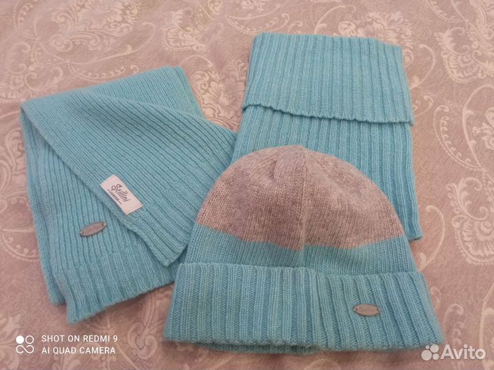 Шапка, шарф, манишка