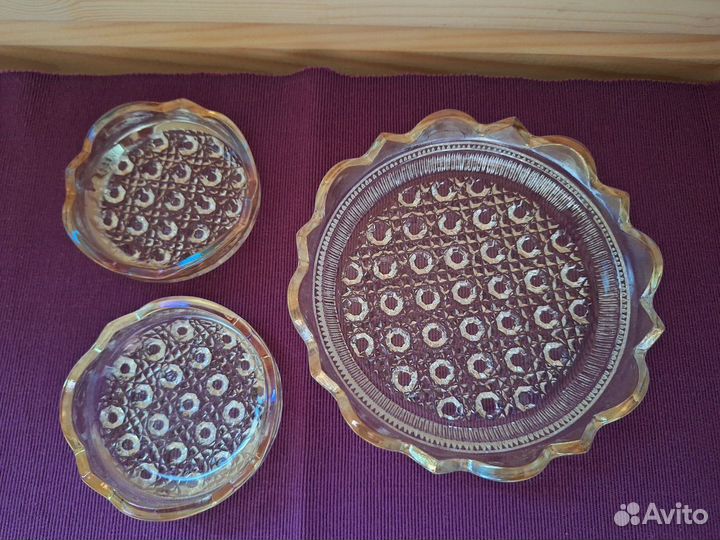 Хрусталь СССР графин ваза розетки