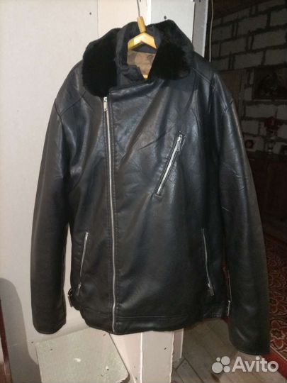 Кожаная куртка мужская