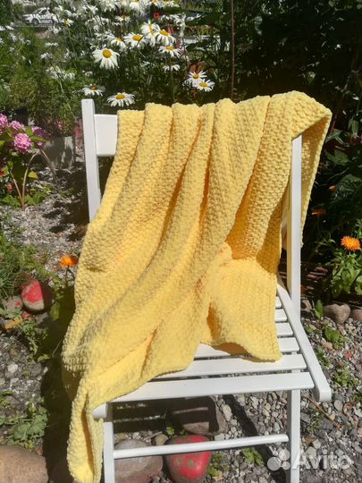 Плед вязаный