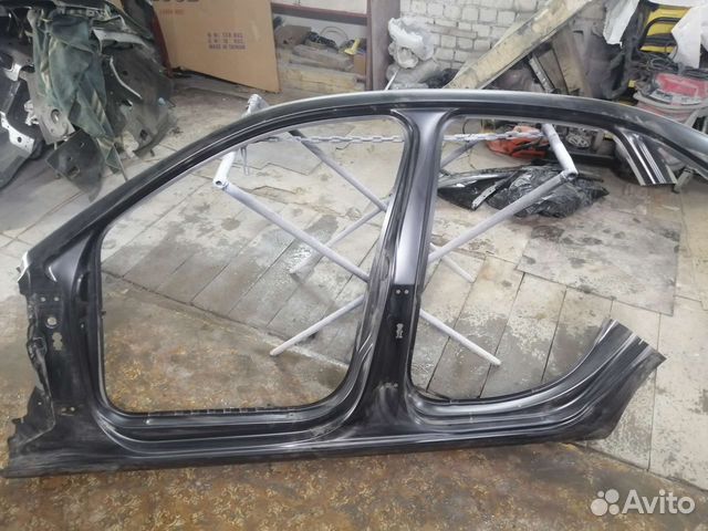 Порог левый со стойками audi A4 B9